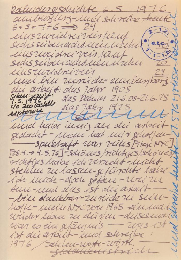KALENDERGESCHICHTE 6.6 1976