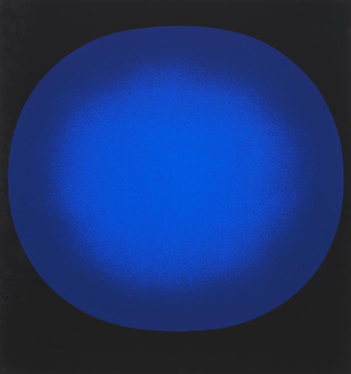 2 X BLAU AUF SCHWARZ