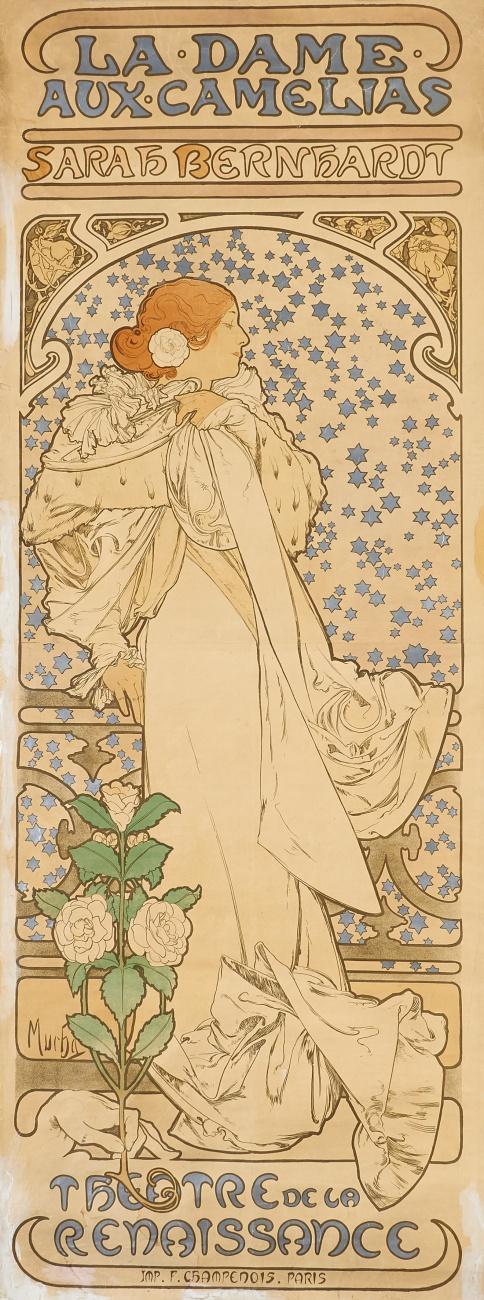 LA DAME AUX CAMELIAS – SARAH BERNHARDT – THEATRE DE LA RENAISSANCE