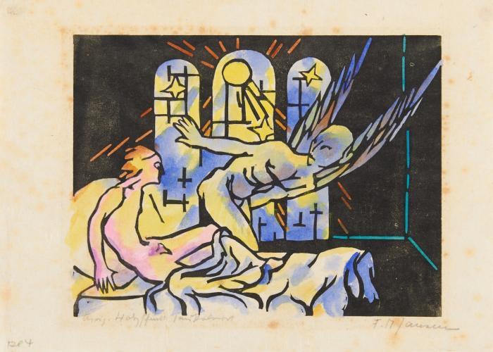 KRANKHEIT (AUS: 6 TAGE AUS DEM LEBEN EINES KNABEN) 1912/13 / LEBENSABEND UM 1924 / ZWEI MÄNNERKÖPFE (AUS: 1918-1928) 1947/48 / BRÜGGE II (2) 1955