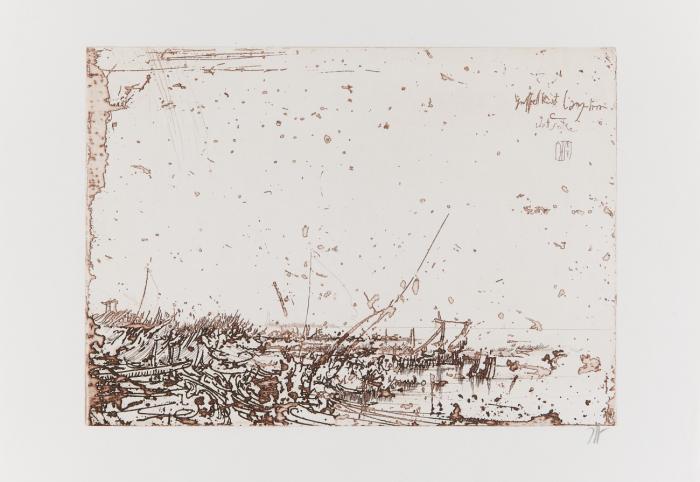 GEWITTER ZIEHT AUF / DER ANGLER / SCHNÖRKEL-LANDSCHAFT II / MEMORIAL II