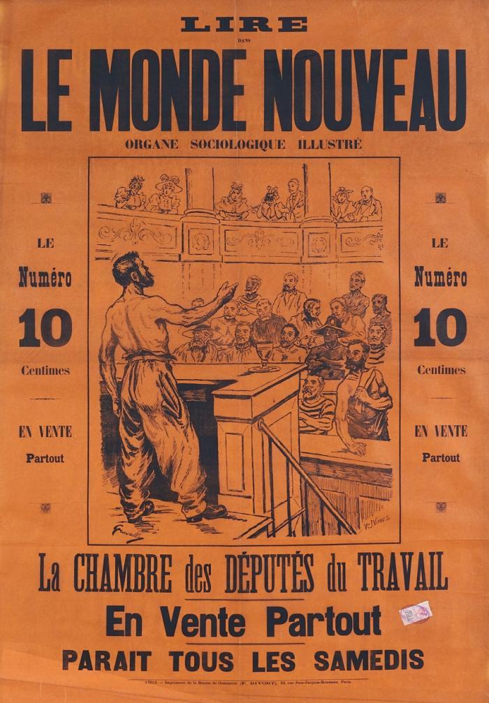 LIRE DANS LE MONDE NOUVEAU – ORGANE SOCIOLOGIQUE ILLUSTRÉ – LA CHAMBRE DES DÉPUTÉS DU TRAIVAIL