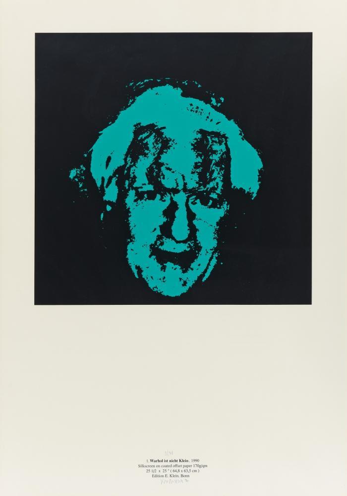 1. WARHOL IST NICHT KLEIN