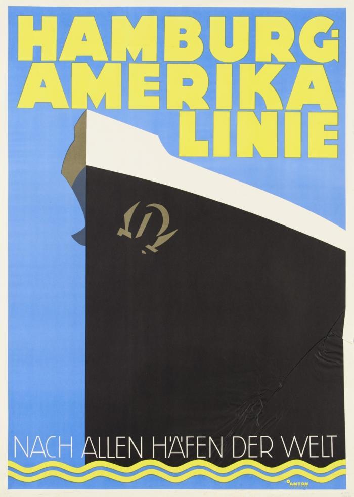 HAMBURG - AMERIKA LINIE – NACH ALLEN HÄFEN DER WELT