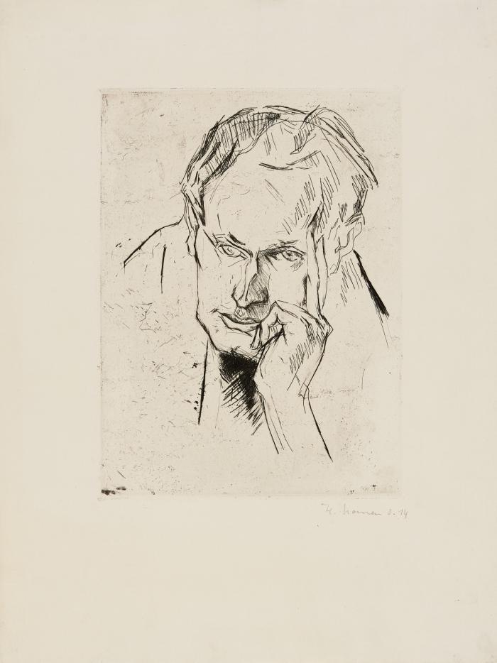 BILDNIS ERICH HECKEL