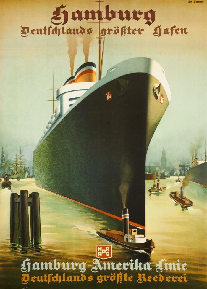 HAMBURG DEUTSCHLANDS GRÖSSTER HAFEN – HAMBURG-AMERIKA LINIE DEUTSCHLANDS GRÖSSTE REEDEREI