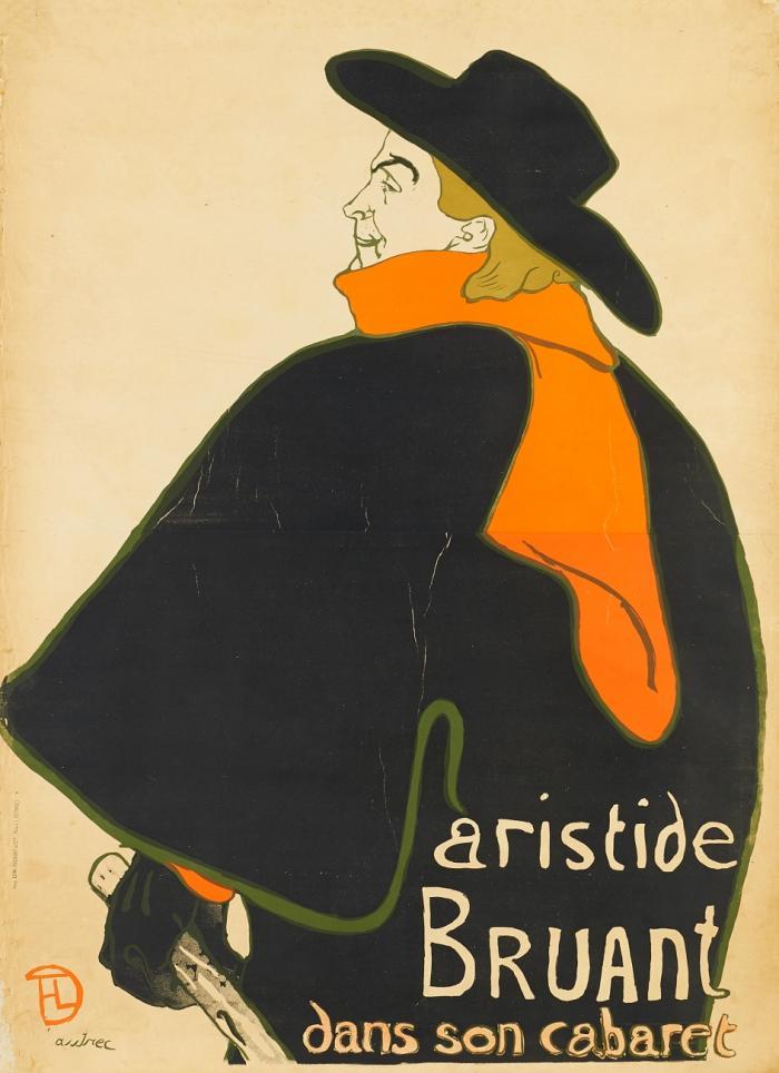 ARISTIDE BRUANT, DANS SON CABARET