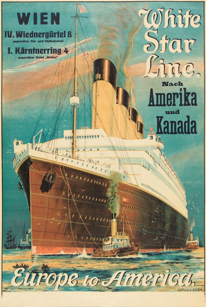 WHITE STAR LINE. NACH AMERIKA UND KANADA – EUROPE TO AMERICA