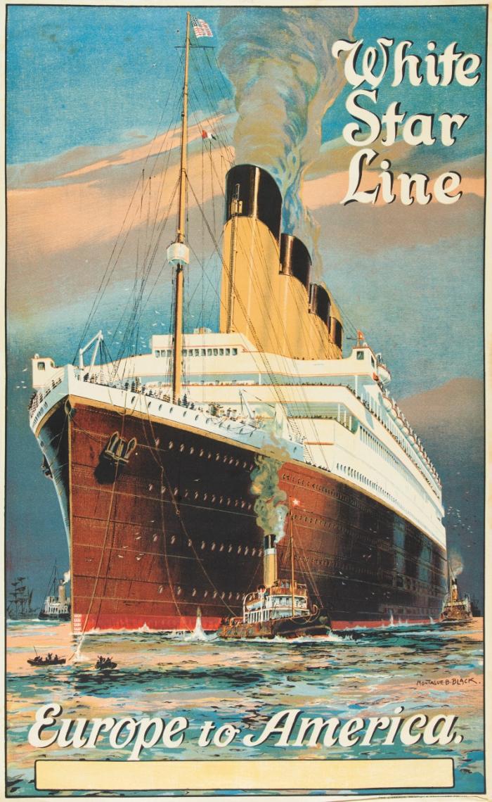 WHITE STAR LINE – EUROPE TO AMERICA