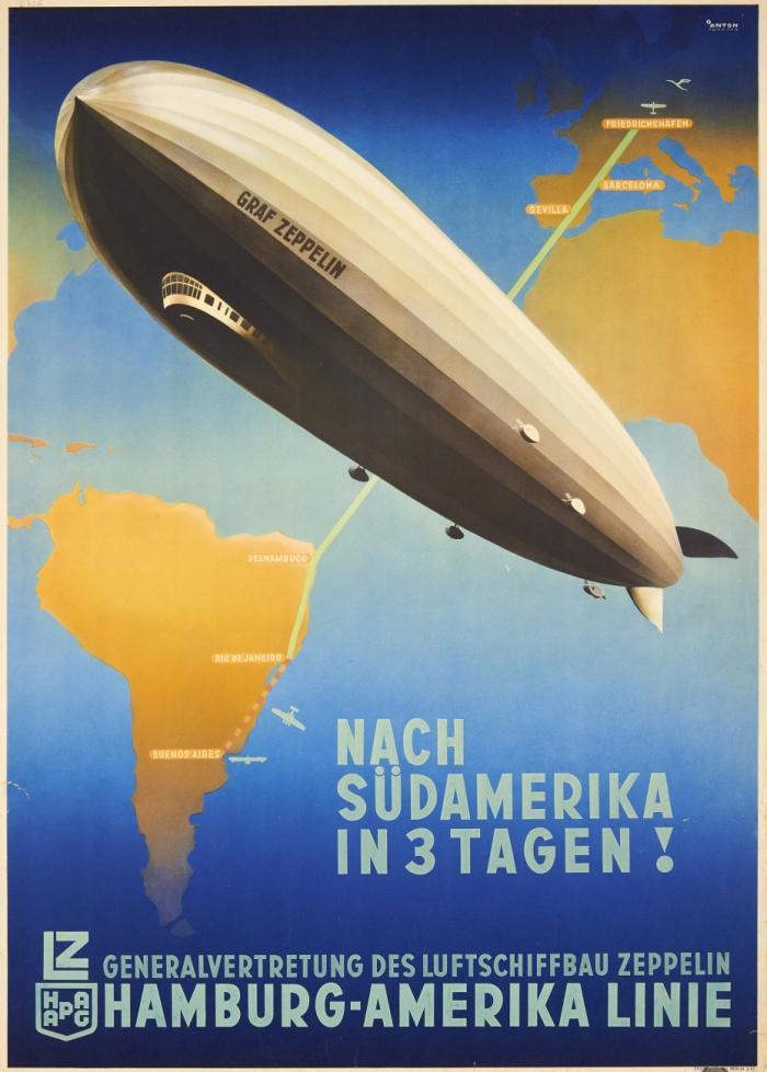 NACH SÜDAMERIKA IN 3 TAGEN ! HAMBURG - AMERIKA LINIE