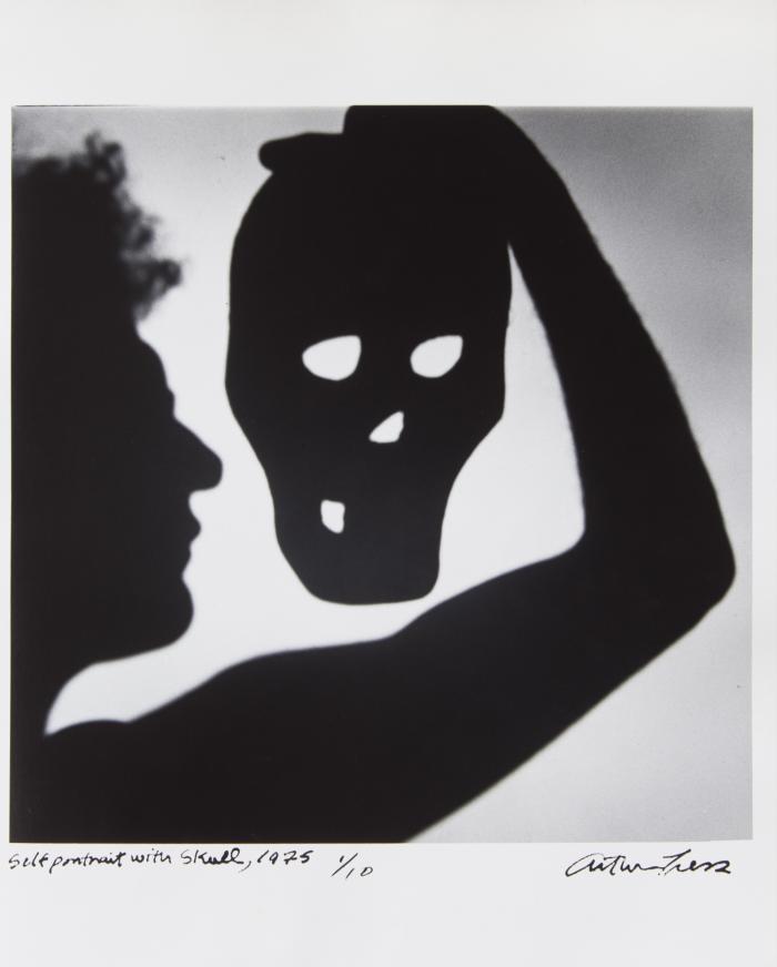 SELF PORTRAIT WITH SKULL