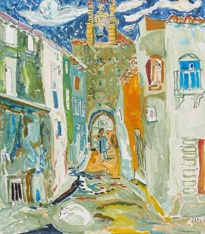 OHNE TITEL (GASSE IN CUCURON)