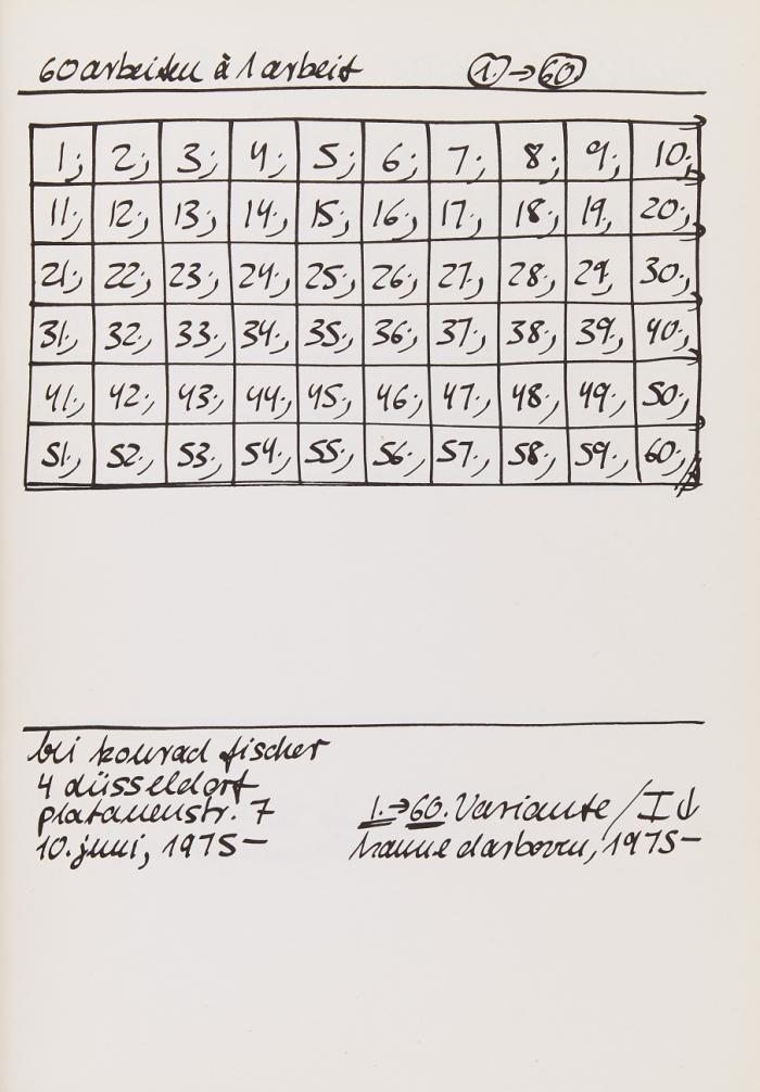 1. -60. Variante.