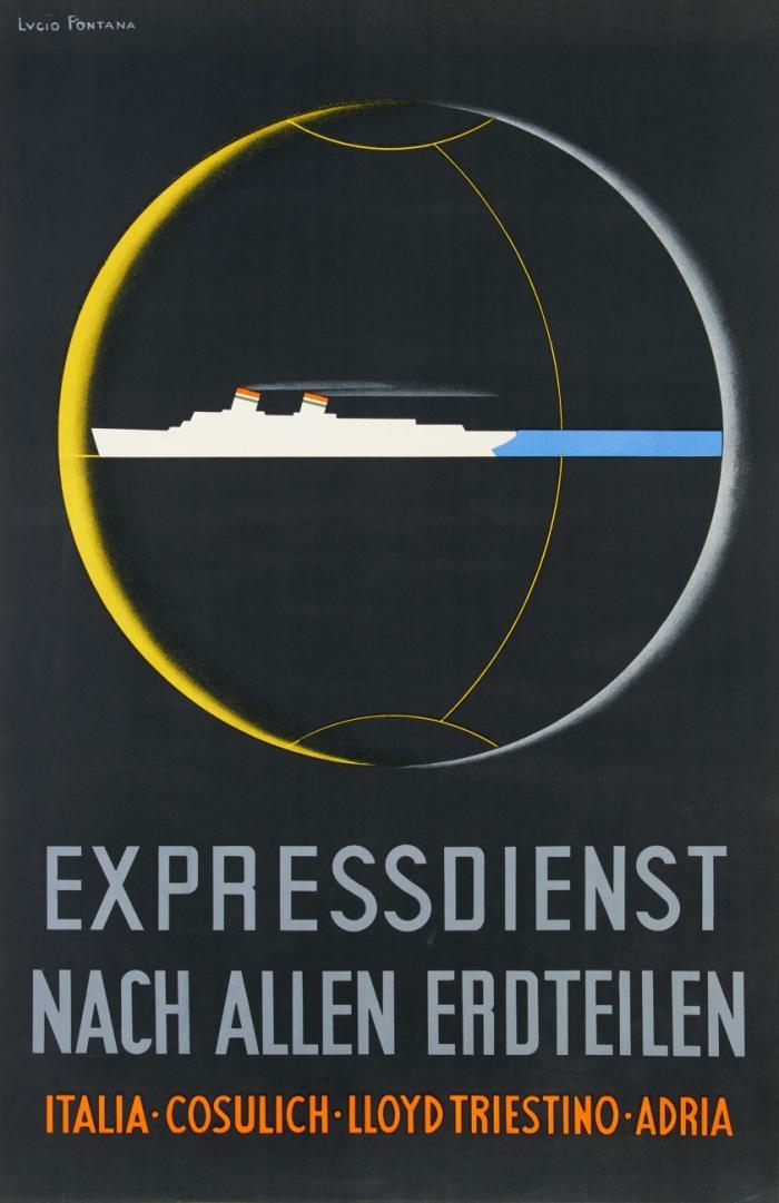 EXPRESSDIENST NACH ALLEN ERDTEILEN – ITALIA, COSULICH, LLOYD TRIESTINO, ADRIA