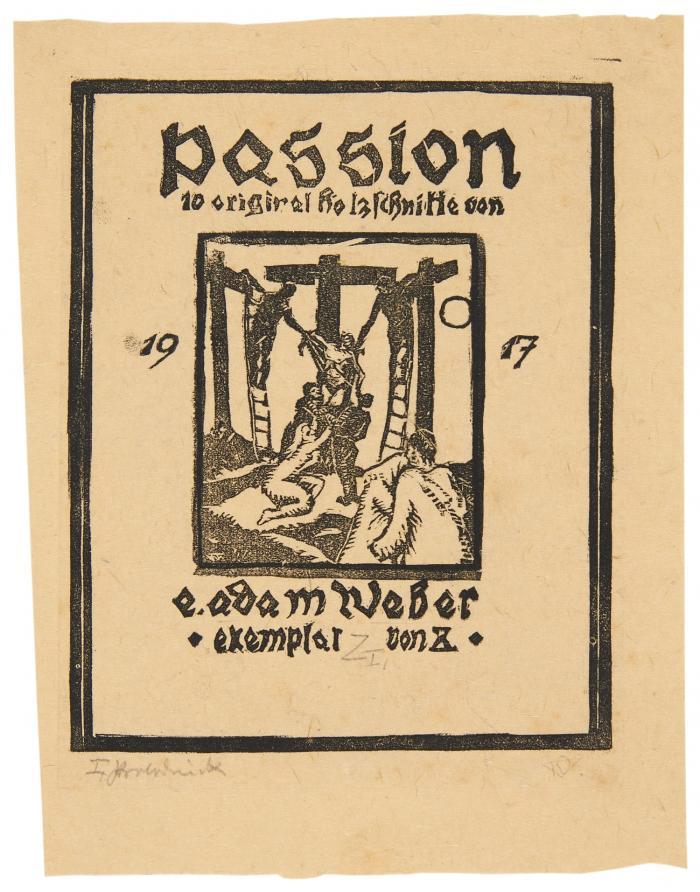 Passion. 10 Originalholzschnitte.