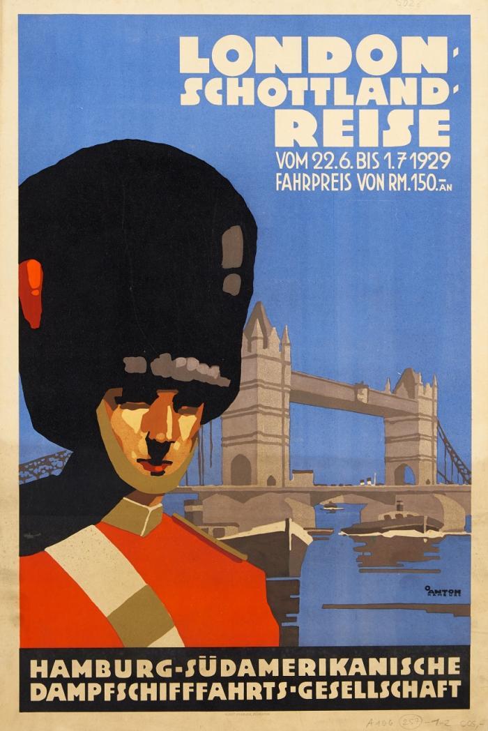 LONDON-SCHOTTLAND-REISE – HAMBURG-SÜDAMERIKANISCHE DAMPFSCHIFFFAHRTS-GESELLSCHAFT