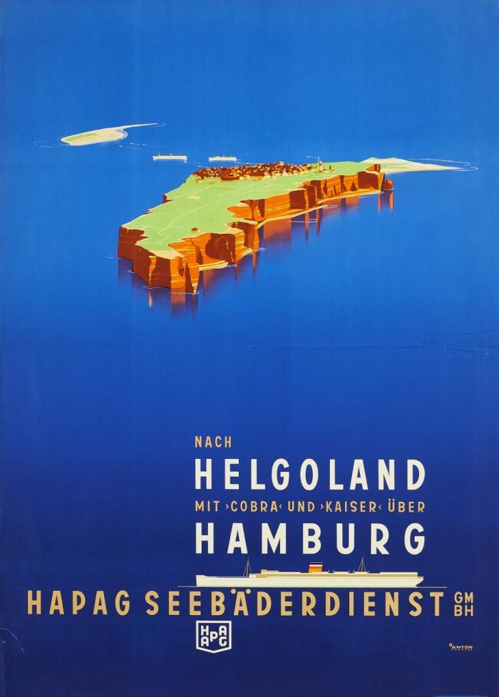 NACH HELGOLAND – MIT >COBRA< UND >KAISER< ÜBER HAMBURG – HAPAG SEEBÄDERDIENST GMBH