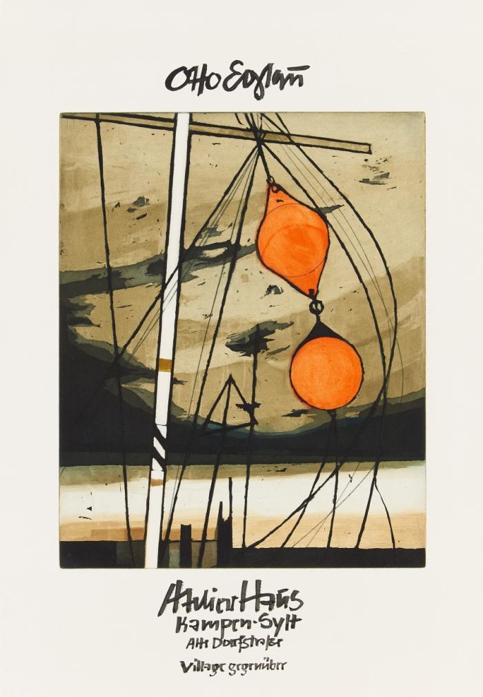 OTTO EGLAU – ATELIER HAUS KAMPEN-SYLT (ROTE BÄLLE, SYLT, 1976)