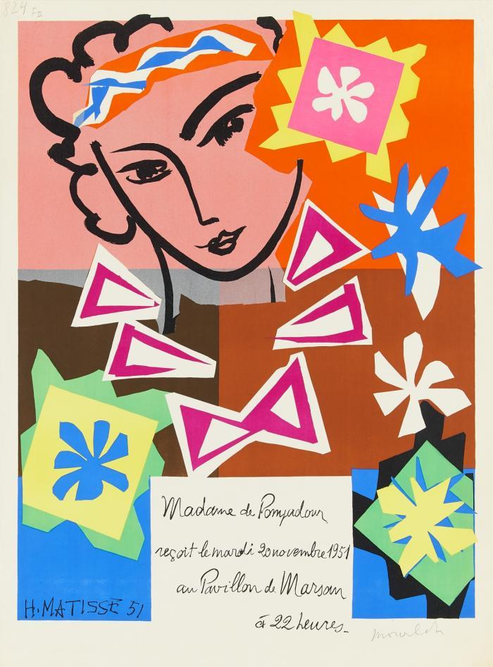 MADAME DE POMPADOUR REÇOIT LE MARDI 20 NOVEMBRE 1951 AU PAVILLON DE MARSAN À 22 HEURES