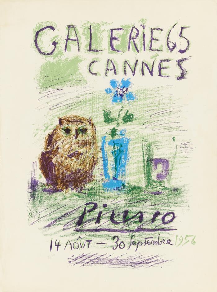 PICASSO (HIBOU, VERRE ET FLEUR)