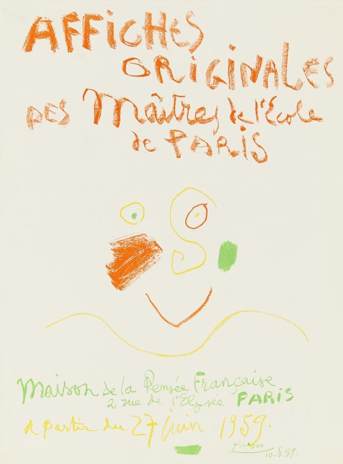 AFFICHES ORIGINALES DES MAîTRES DE L'ECOLE DE PARIS