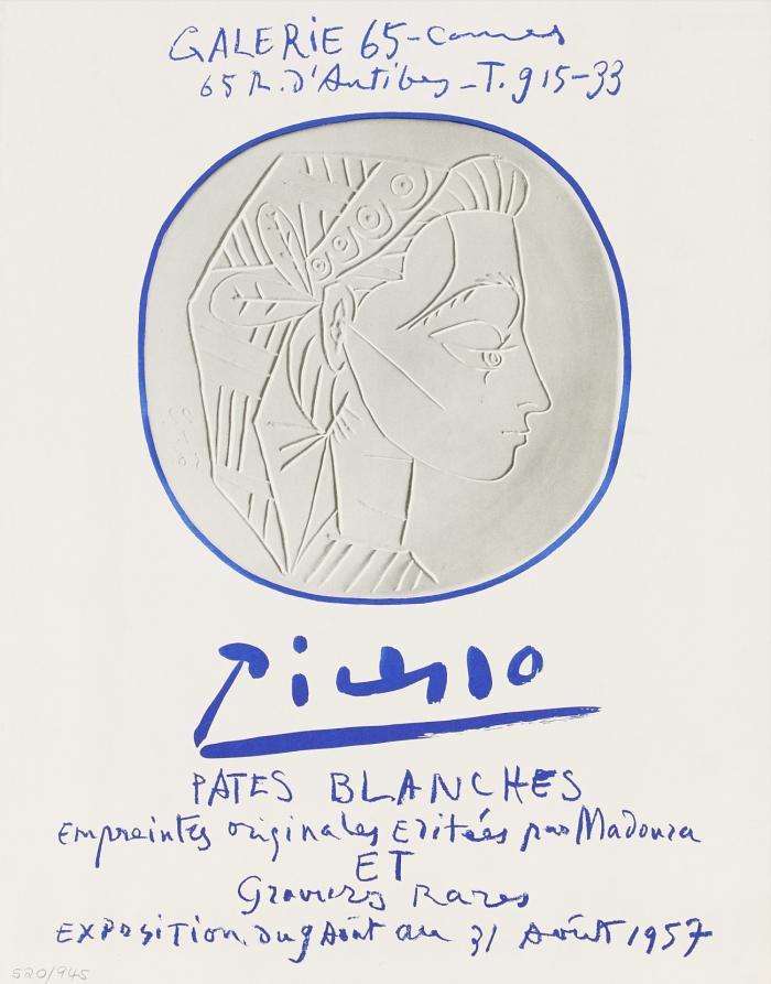 PICASSO PLATES BLANCHES