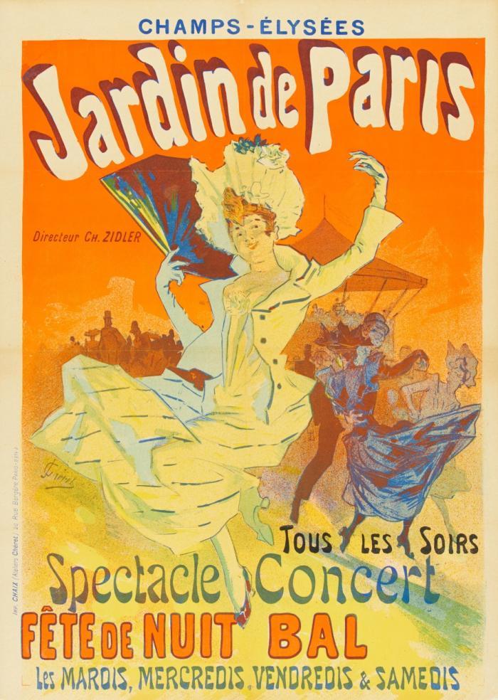 CHAMPS-ÉLYSÉES – JARDIN DE PARIS – SPECTACLE CONCERT FÊTE DE NUIT BAL