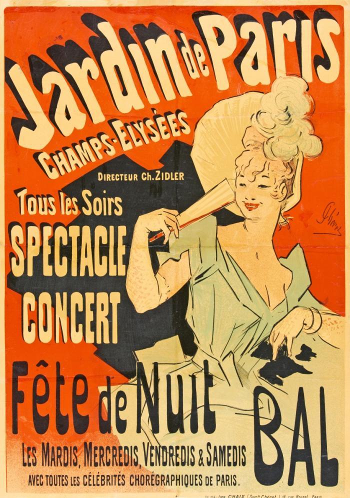 JARDIN DE PARIS – CHAMPS-ELYSÉES – TOUS LES SOIRS SPECTACLE CONCERT FÊTE DE NUIT BAL