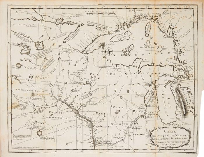 Voyage dans les parties intérieures de l'Amérique septentrionale, pendant les années 1766, 1767 & 1768. ... traduit sur la troisième édition Angloise ...