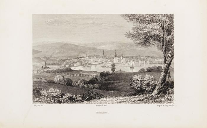 Das Weserthal von Münden bis Minden. (= Supplement von Das malerische und romantische Deutschland).