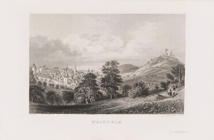 Die malerischen und romantischen Stellen der Bergstrasse, des Odenwaldes und der Neckar-Gegenden, in ihrer Vorzeit und Gegenwart.