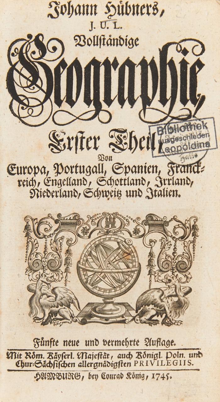 Vollständige Geographie. 5. neue und verm. Aufl. 3 Bde.