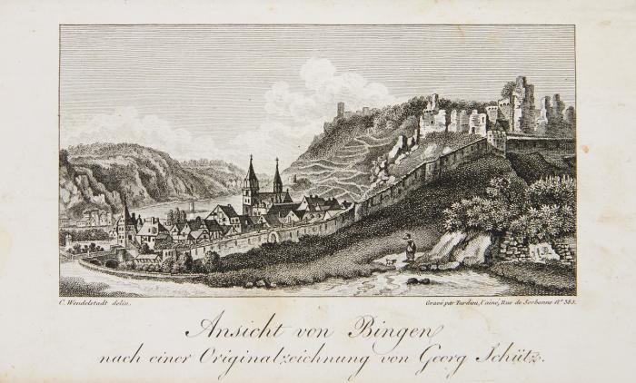 Reise auf dem Rhein durch die deutschen Staaten von Frankfurt bis zur Grenze der Batavischen Republick, und durch die Französischen Departemente des Donnersbergs, des Rheins u. der Mosel und der Roer; im Sommer und Herbst 1800. 2 Bände.