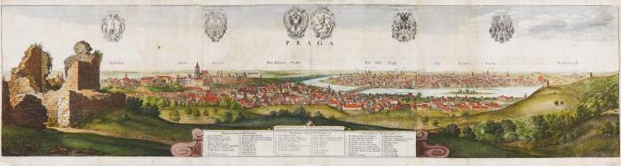 Praga. Große Panoramaansicht.