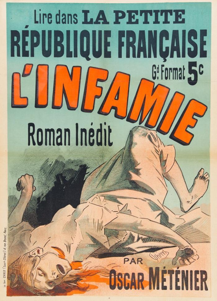 Lire dans la petite République Française - L'Infamie - Roman inédit par Oscar Méténier.