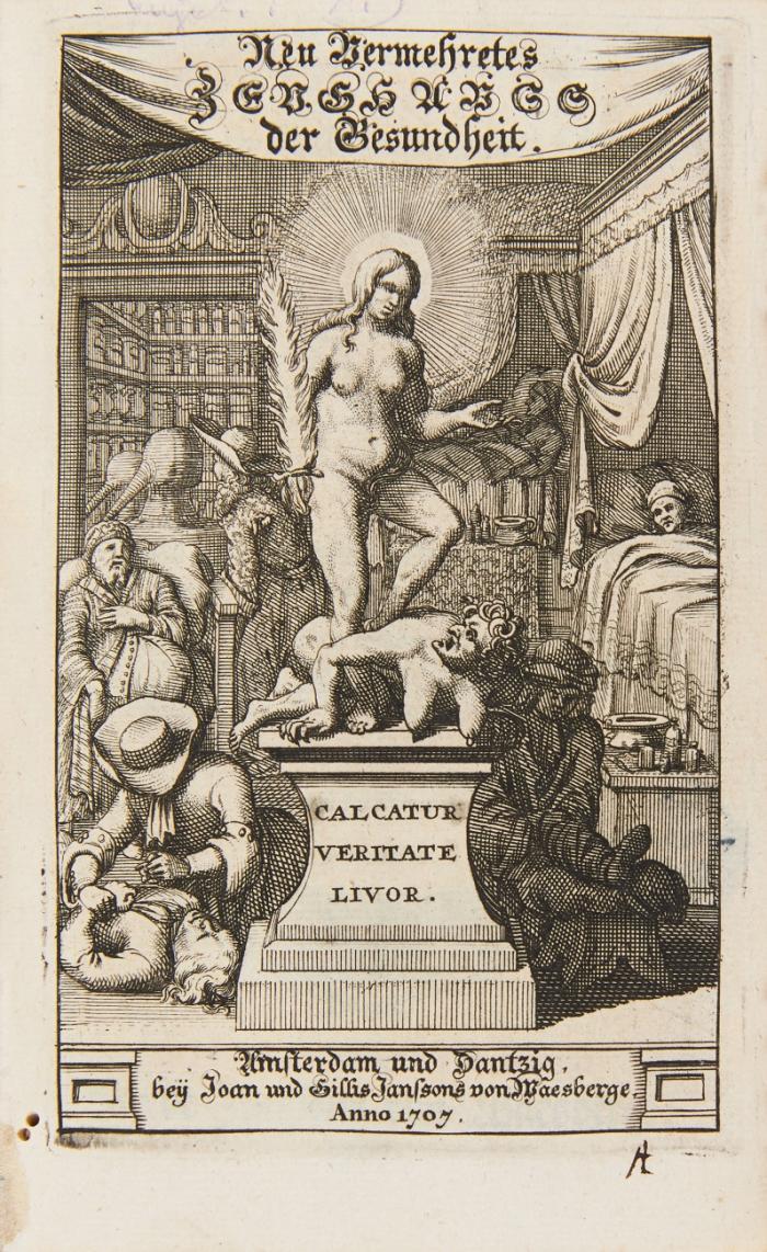 Der gemarterter Venus-Priester geheilet und gerettet oder eine genaue Verhandelung von der Venus-Kranckheit.