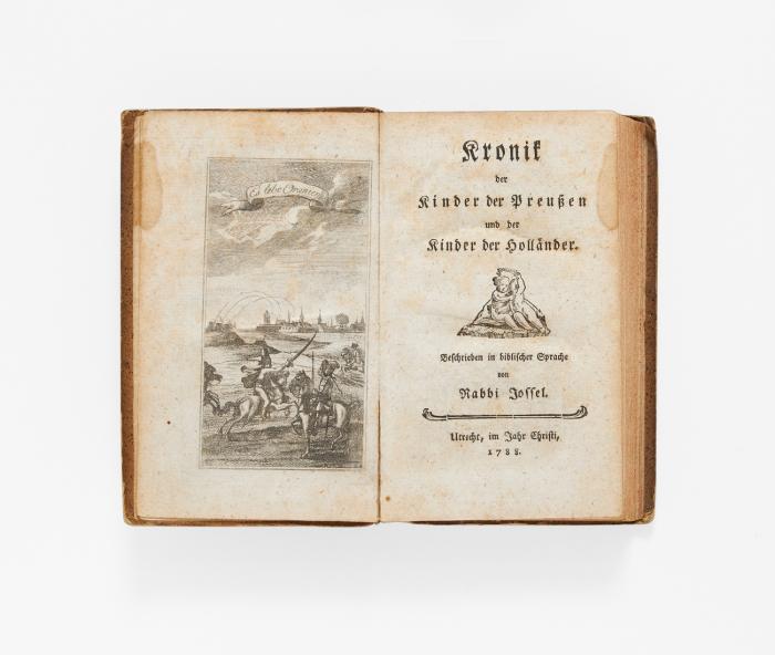 Kronik der Kinder der Preußen und der Kinder der Holländer. Beschrieben in biblischer Sprache von Rabbi Jossel [d.i. J. G. Backhaus]
