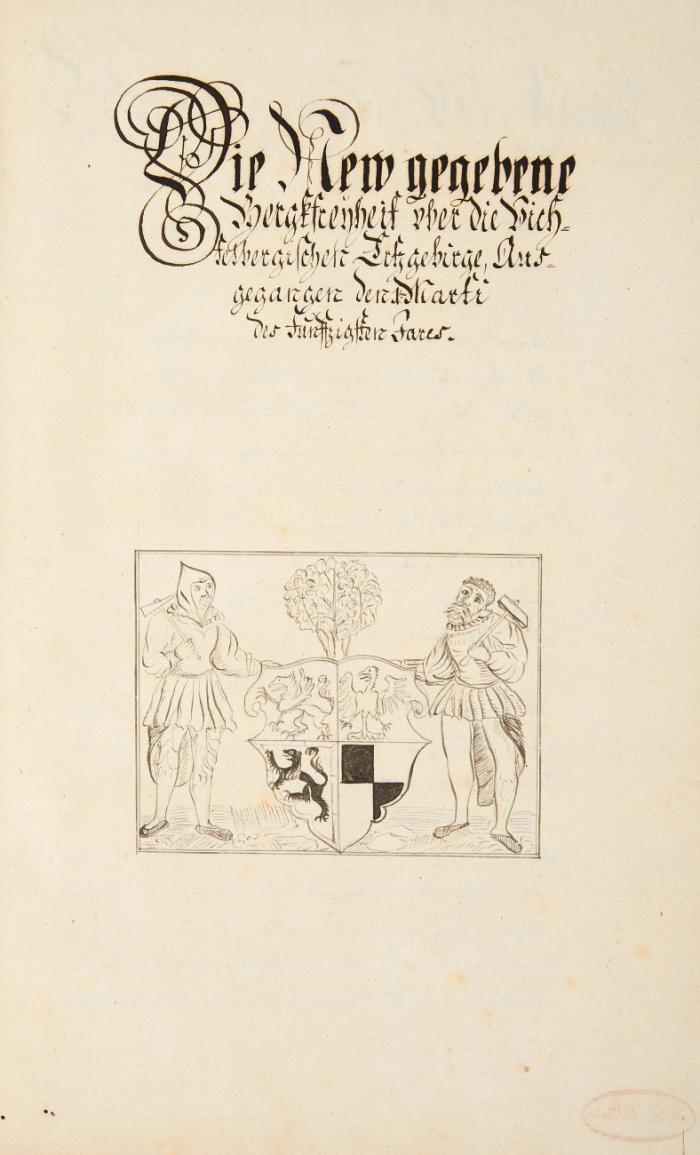BergOrdnung/ wie solche aus ... alten Artickuln/ und andern dieser Zeit löblichen Ordnungen aufs neue zusammen gezogen/ mit Befreyung und neuen Artickuln vermehret ...  Jetzt wiederum aufs neue übersehen ...