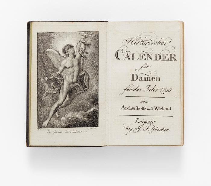 Historischer Calender für Damen für das Jahr 1790 von Archenholz und Wieland.