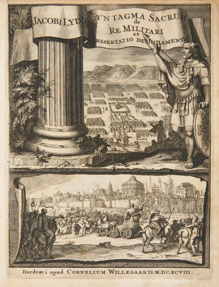 Syntagma sacrum de re militari: nec non De jure jurando dissertatio philologica. Opus postumum ... notisque illustravit. Salomon van Til.