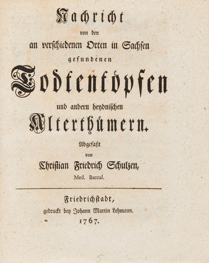 Sammelband mit 9 Schriften zu den Themen Altertümer, Bergbau, Numismatik, Militär.