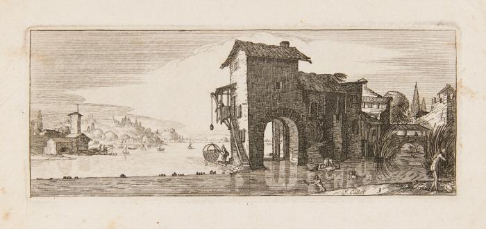 Die Mühle am Wasser.