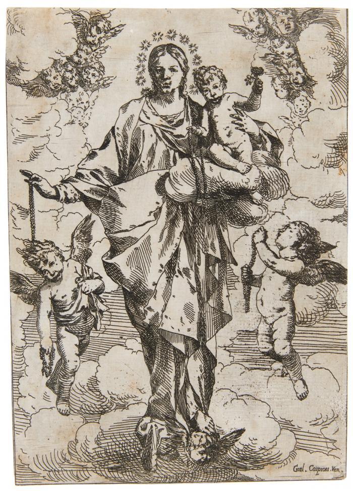 Die Rosenkranz-Madonna.