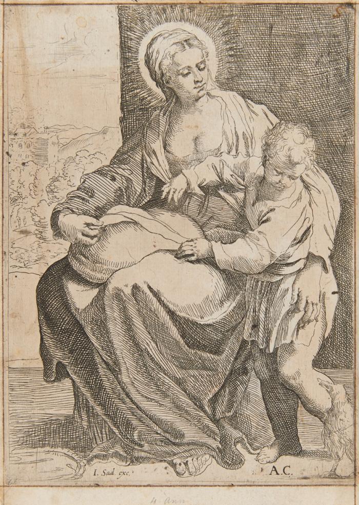 Die Madonna mit dem Kissen.