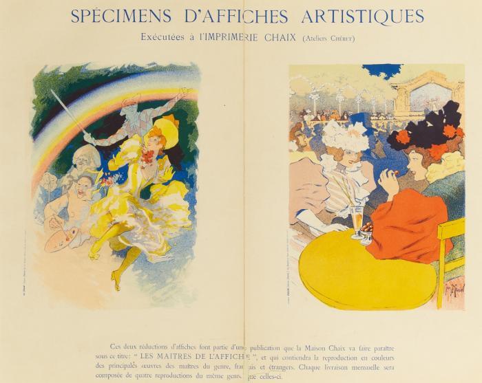Spécimes d'affiches artistiques (Le Maîtres de l'Affiche).
