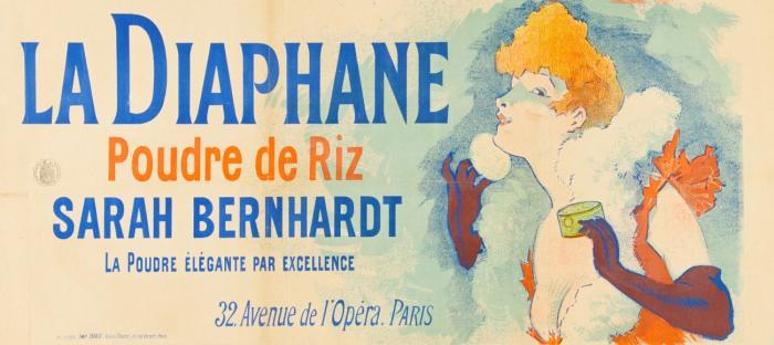 LA DIAPHANE – POUDRE DE RIZ – SARAH BERNHARDT – LA POUDRE ÉLÉGANTE PAR EXCELLENCE