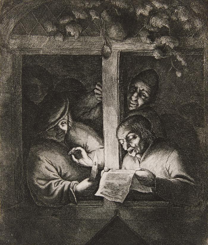 Die Sänger im Fenster.