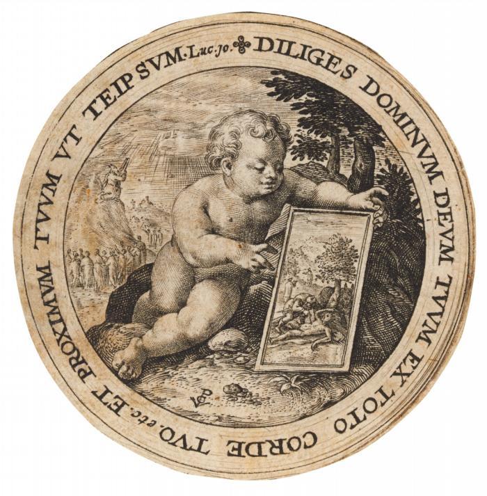 Religiöse Embleme.