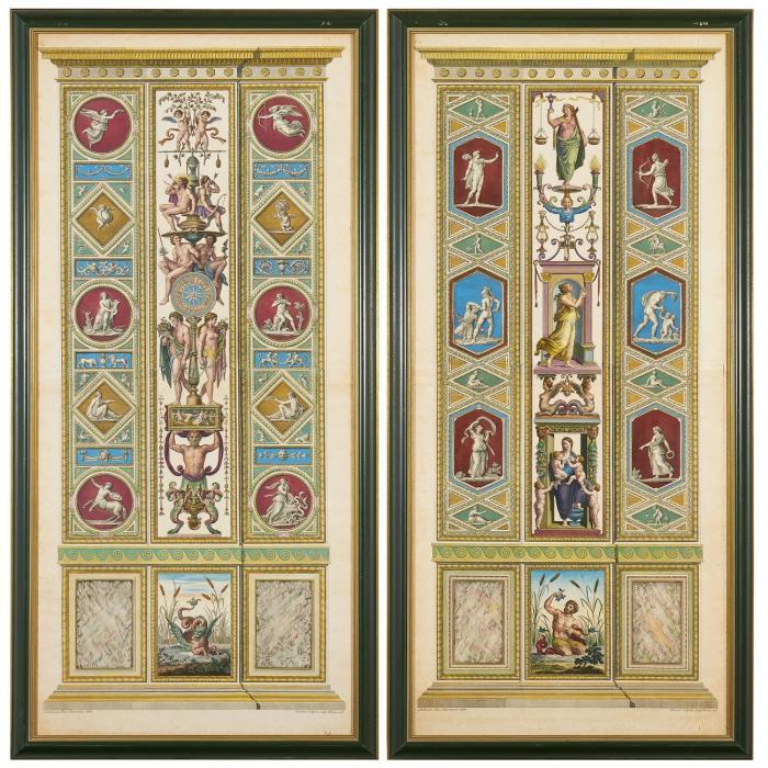 Loggie di Rafaele nel Vaticano Parte 3: Che Contiene Il Compimento Degli Ornati, E De'Bassirilievi Antichi ... No. 10 / No.11.