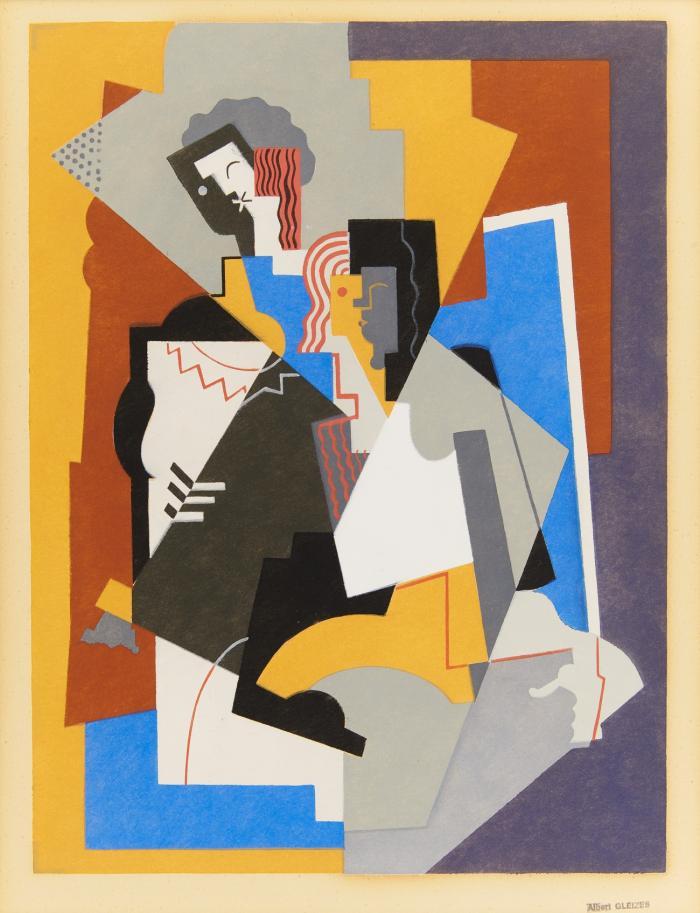 COMPOSITION AUX DEUX FIGURES PLANES